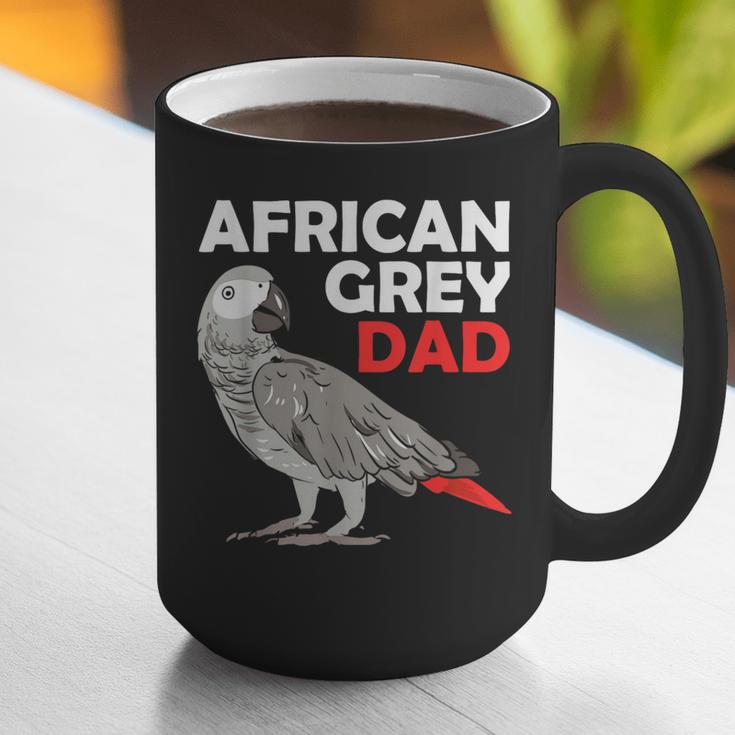 African Grey Parrot Dad Congo Bird Father Graphic Print Coffee Mug