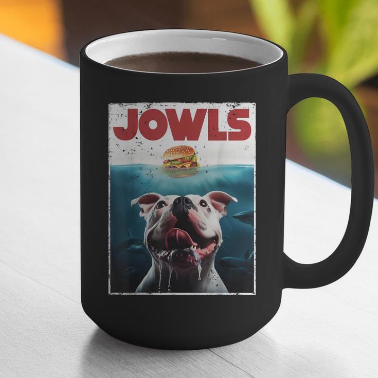 American Bulldog Jowls Burger Bully Dog Mom Dog Dad Graphic Print Coffee Mug