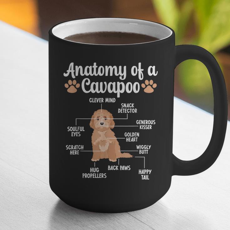 Anatomy Of A Cavapoo Dog Cavapoo Owner Cavapoo Dad Graphic Print Coffee Mug