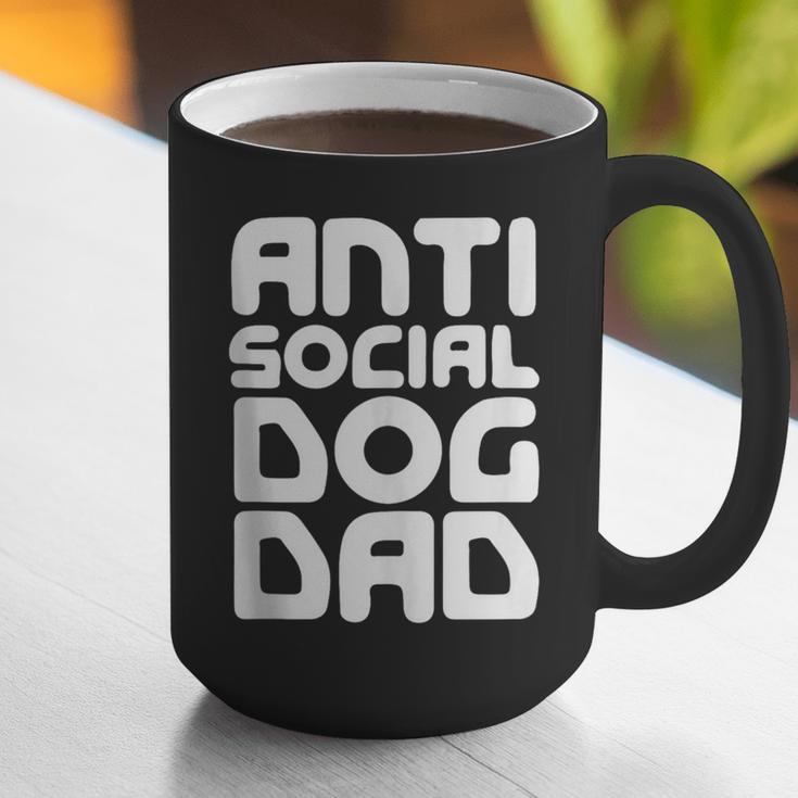 Anti-Social Dog Dad Quote For Anti Social Introvert Persons Graphic Print Coffee Mug