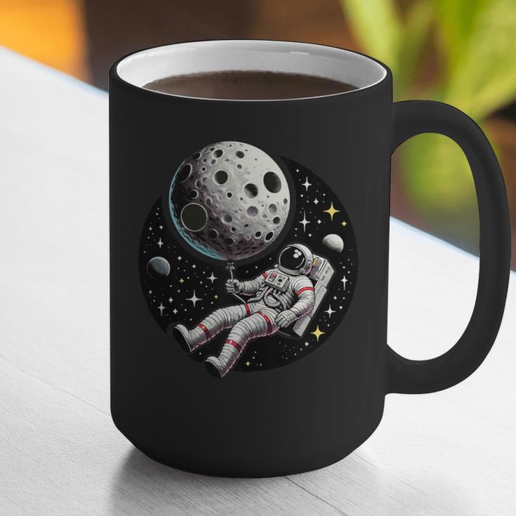 Astronaut Aesthetic Holding Moon Balloon Planets Introvert Graphic Print Coffee Mug Astronaut Aesthetic Holding Moon Balloon Planets Introvert Graphic Print Coffee Mug