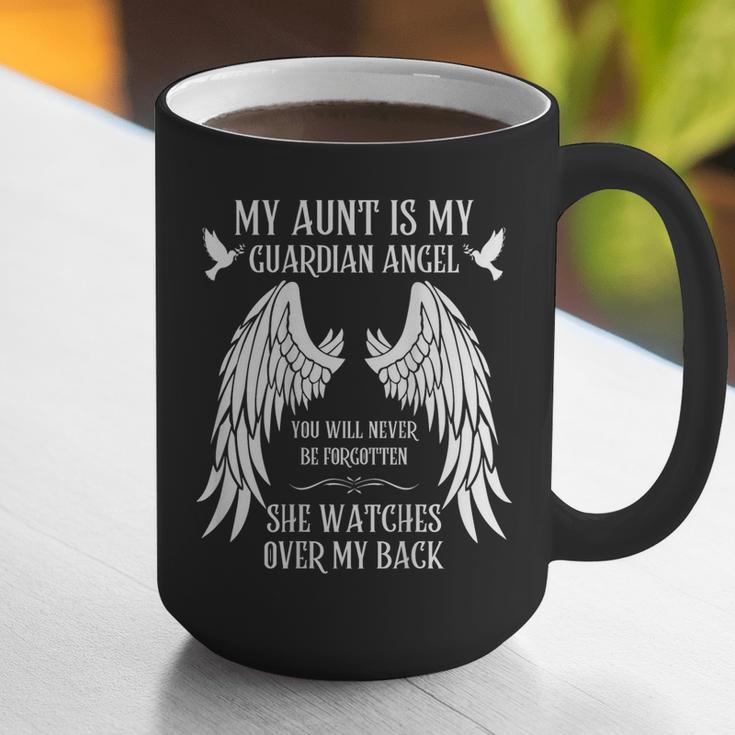 My Aunt Is My Guardian Angel In Heaven Memory Memorial Tees Graphic Print Coffee Mug My Aunt Is My Guardian Angel In Heaven Memory Memorial Tees Graphic Print Coffee Mug