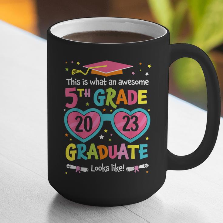 Awesome 5th Grade Graduate Looks Like Class 2023 Graduation Graphic Print Coffee Mug