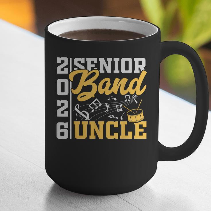 Band Senior Uncle Class Of 2026 Graduation Graduate Graphic Print Coffee Mug