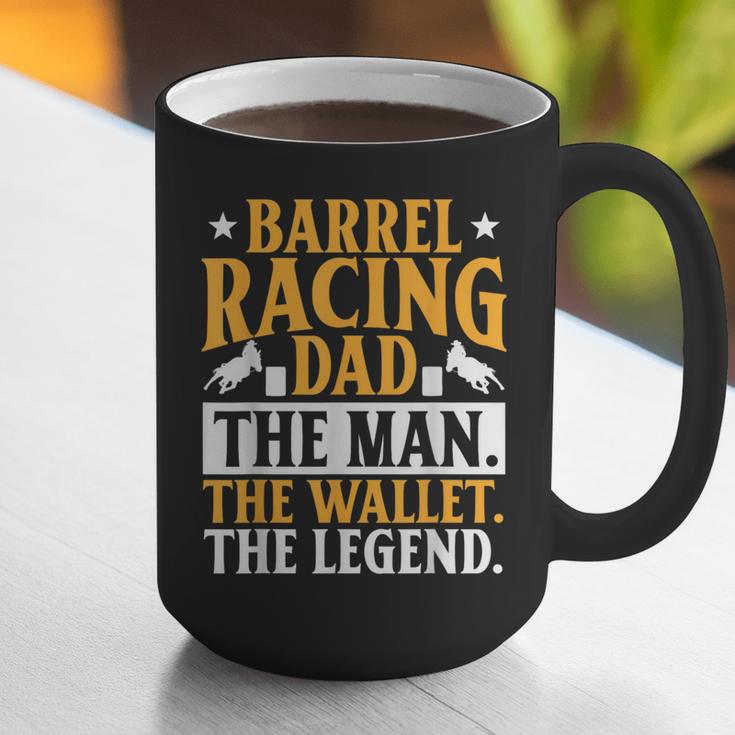 Barrel Racing Dad Horse Barrel Racer Graphic Print Coffee Mug