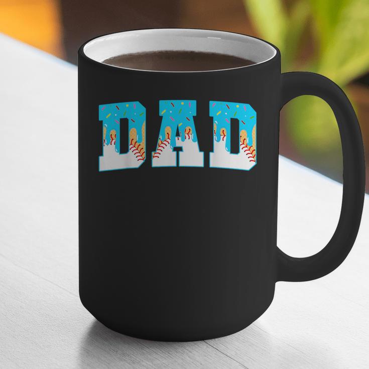 Baseball Dad Ice Cream Drip Happy Fathers Day Graphic Print Coffee Mug