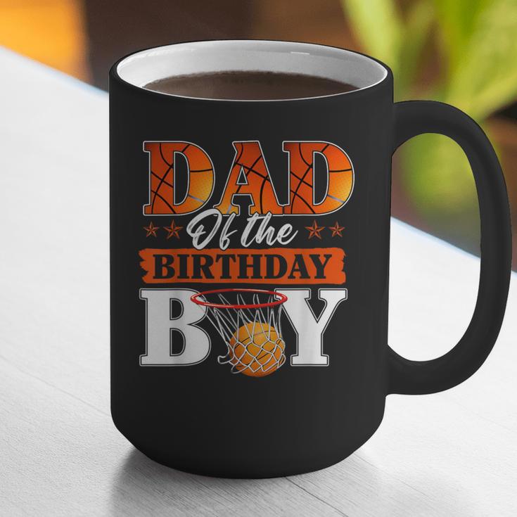 Basketball DAD Of The Birthday Boy Family Matching Graphic Print Coffee Mug