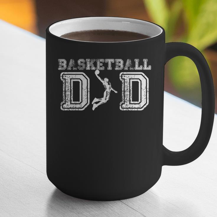 Basketball Dad TShirt Fathers Day For Daddy Papa Father Graphic Print Coffee Mug