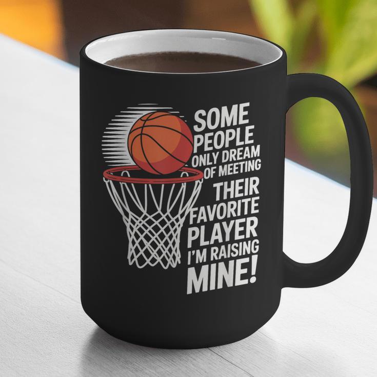 Basketball Mom Or Dad Basketball Parent Graphic Print Coffee Mug