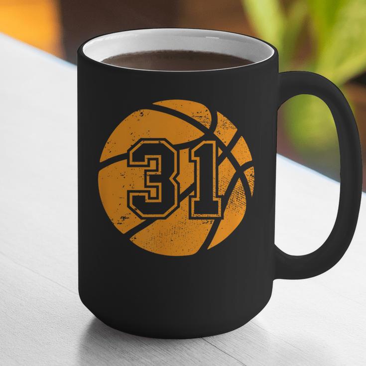 Basketball Player 31 Basketball Mom Dad Jersey Number 31 Graphic Print Coffee Mug