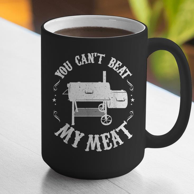 BBQ Pit Reverse Flow Smoker Accessory Dad Grill Graphic Print Coffee Mug