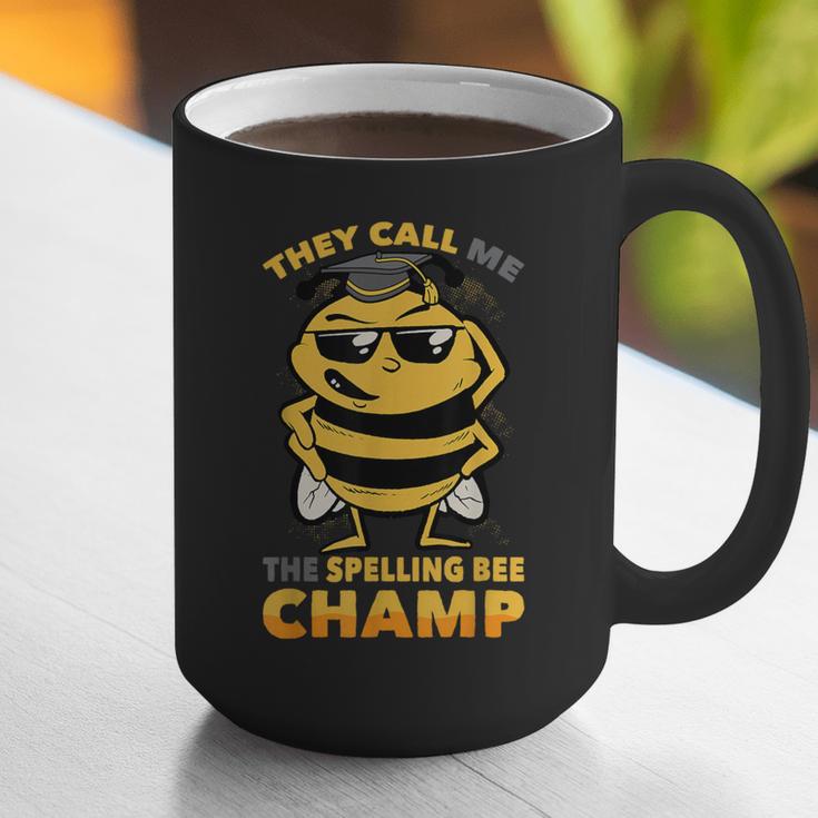 Bees They Call Me The Spelling Bee Champ Graduation Graphic Print Coffee Mug