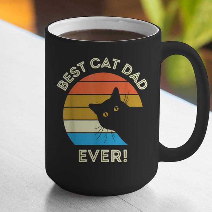 Best Cat Dad Ever Men Graphic Print Coffee Mug