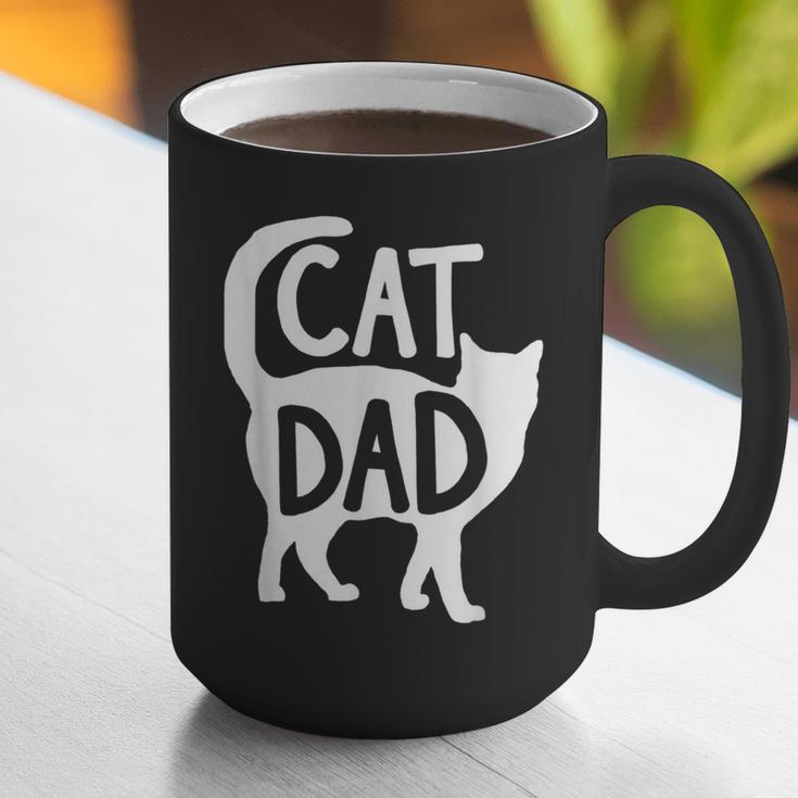 Best Cat Dad Fathers Day Men Kitty Daddy Papa Christmas Meow Graphic Print Coffee Mug