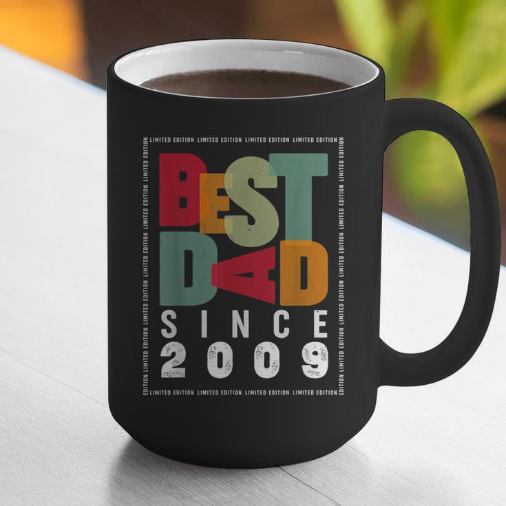 Best Dad Since 2009 Fathers Day Retro Vintage Graphic Print Coffee Mug