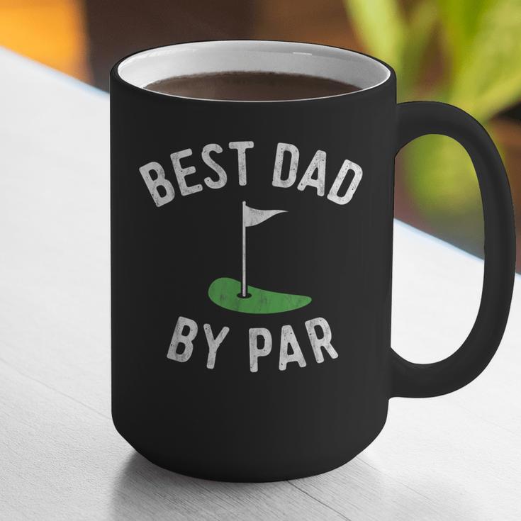 Best Dad By Par Golf Shirt Father's Day Daddy Graphic Print Coffee Mug