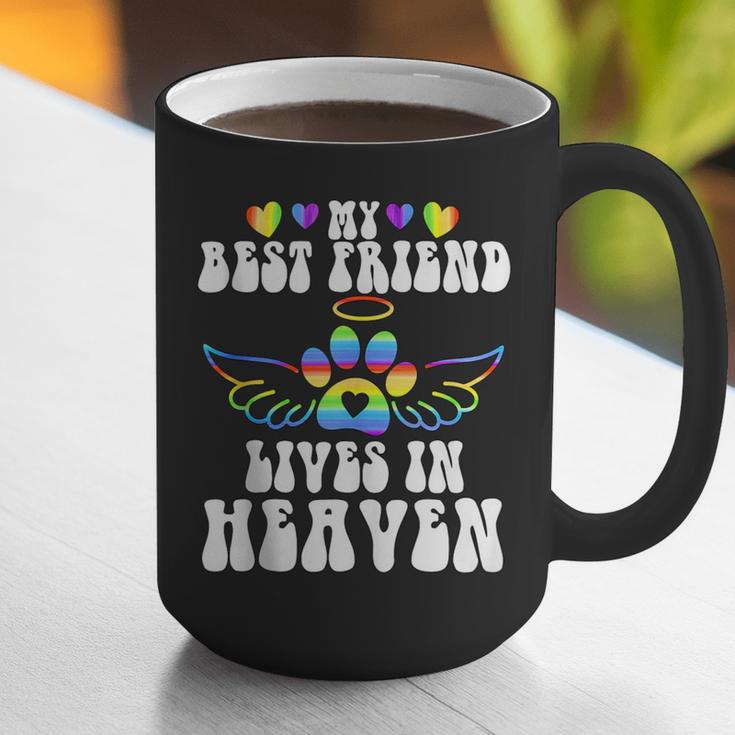 My Best Friend Lives In Heaven Pet Memorial In Memory Of Pet Graphic Print Coffee Mug My Best Friend Lives In Heaven Pet Memorial In Memory Of Pet Graphic Print Coffee Mug