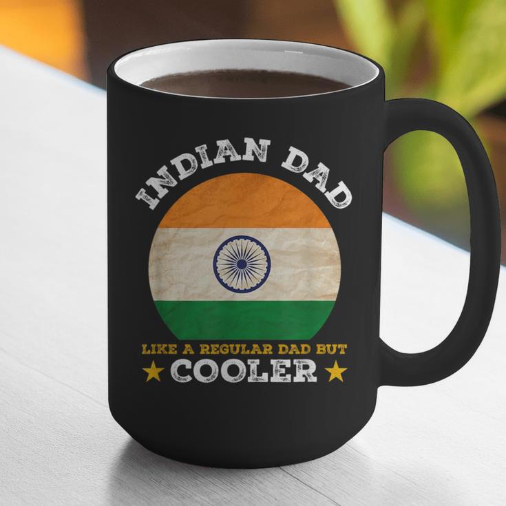 Best Indian Dad Ever Father's Day India Flag Pride Graphic Print Coffee Mug