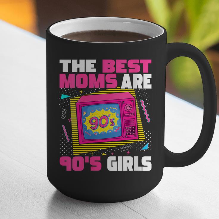The Best Moms Are 90s Girls 90s Aesthetic Mom Nostalgia Graphic Print Coffee Mug