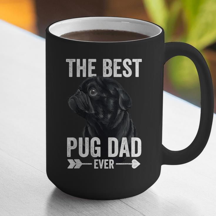 Best Pug Dad Ever Fathers Day Cute Daddy Dad Pug Graphic Print Coffee Mug