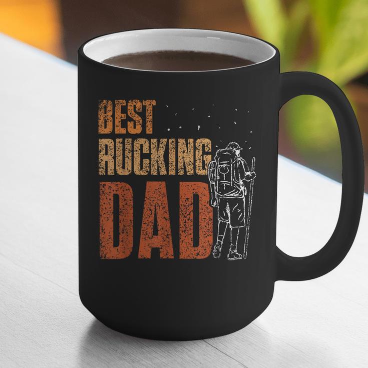 Best Rucking Dad Ruck Backpack Rucksack Workout Rucking Graphic Print Coffee Mug