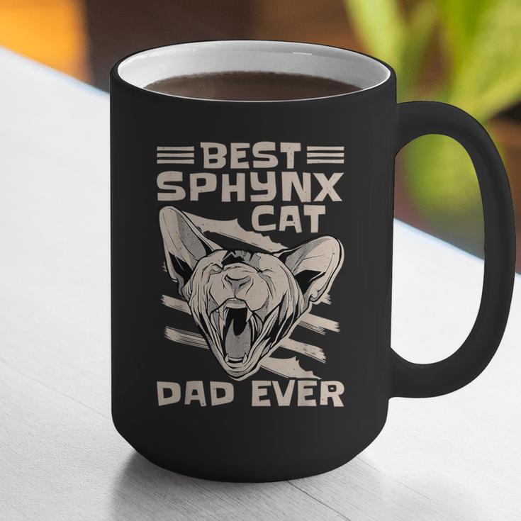 Best Sphynx Cat Dad Ever Apparel For Animal Lover Men Women Graphic Print Coffee Mug