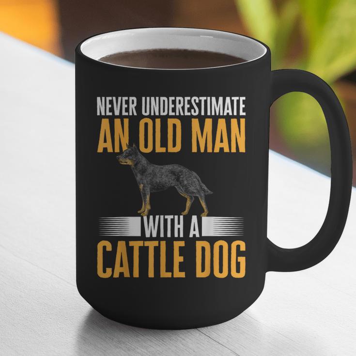 Blue Heeler Dad Australian Cattle Dog Men Graphic Print Coffee Mug