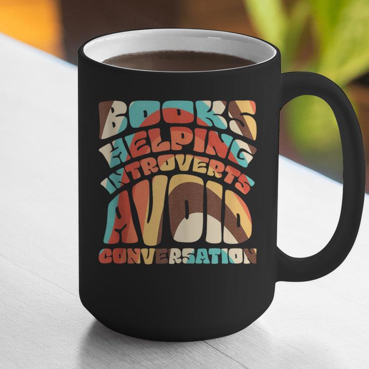 Books Helping Introverts Avoid Conversation Graphic Print Coffee Mug Books Helping Introverts Avoid Conversation Graphic Print Coffee Mug