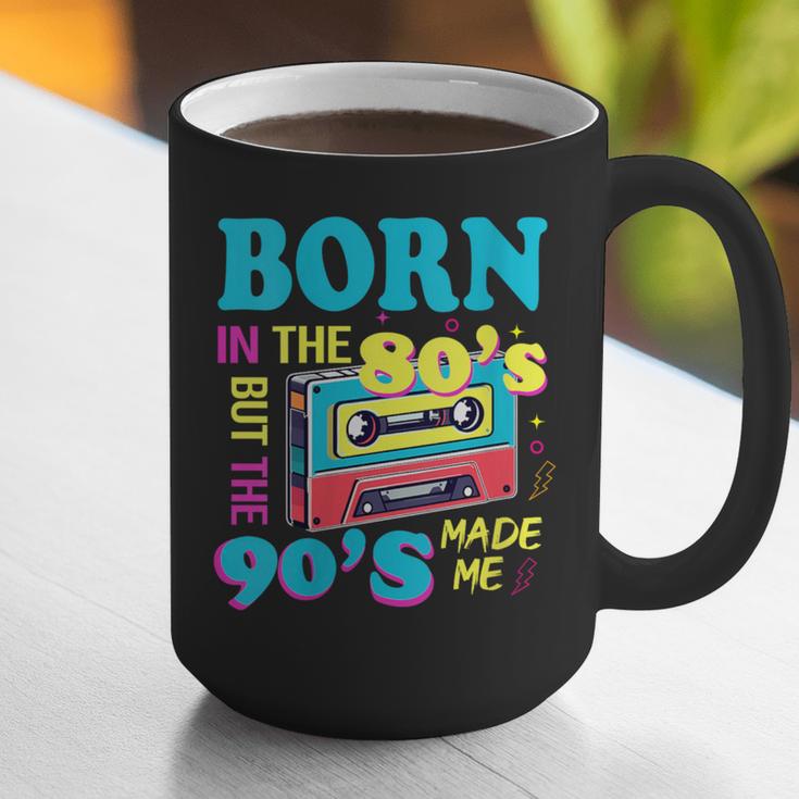 Born In The 80's But 90's Made Me Nostalgia Cassette Tape Graphic Print Coffee Mug
