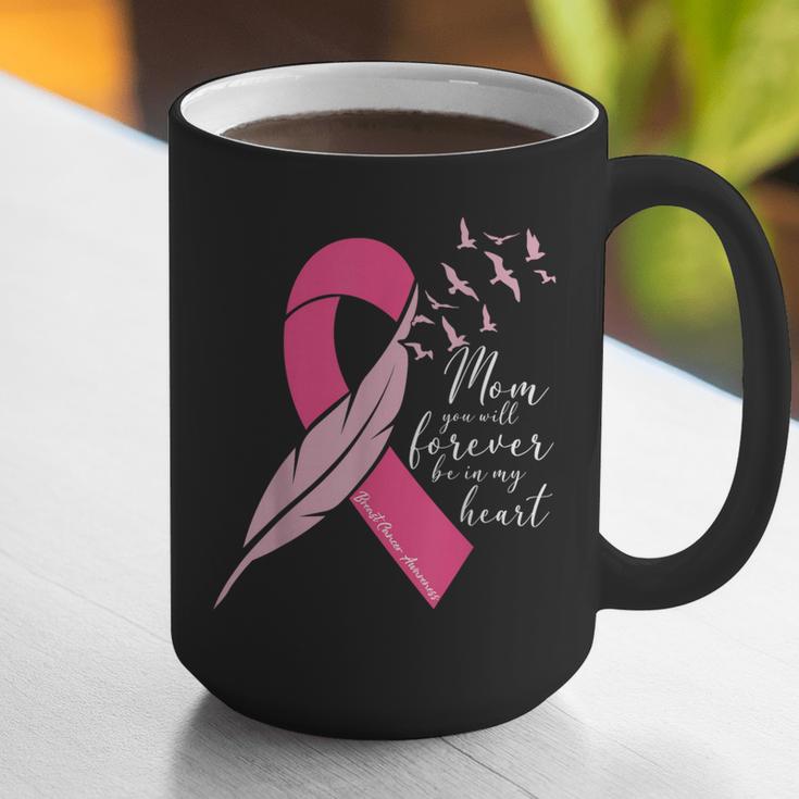 Breast Cancer Awareness In Memory Of Mom Butterfly Pink Graphic Print Coffee Mug Breast Cancer Awareness In Memory Of Mom Butterfly Pink Graphic Print Coffee Mug