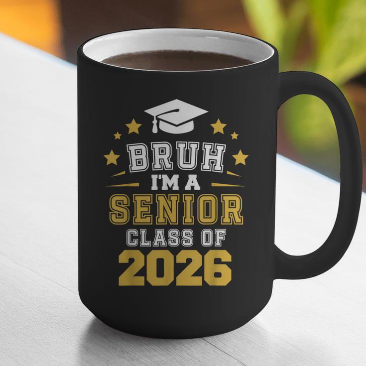 Bruh I'm A Senior Class Of 2026 Graduation School Graphic Print Coffee Mug