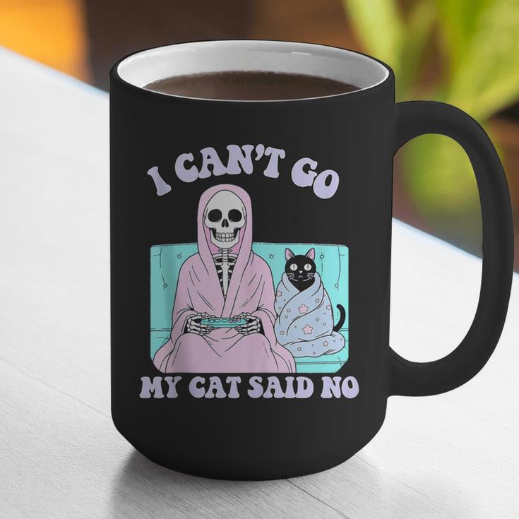 I Can't Go My Cat Said No Introvert Anxiety Cat Lover Graphic Print Coffee Mug I Can't Go My Cat Said No Introvert Anxiety Cat Lover Graphic Print Coffee Mug