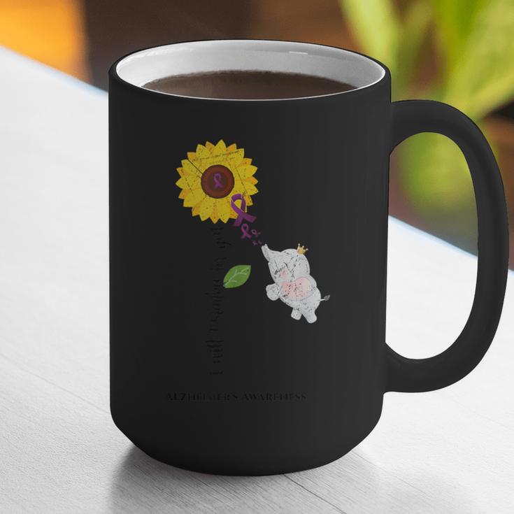 Caring Memory Elephant Sunflower Alzheimer Graphic Print Coffee Mug