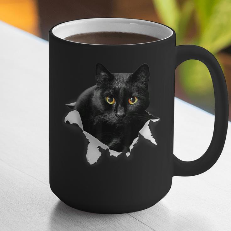 Cat Torn Cloth For Cat Lover Cat Dad Cat Mom Graphic Print Coffee Mug