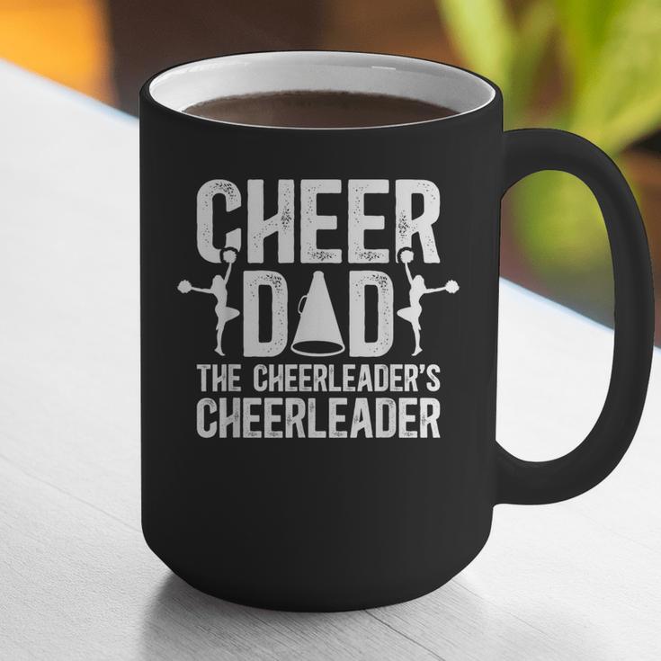 Cheer Dad The Cheerleader's Cheerleader Dad Cheer Father Graphic Print Coffee Mug