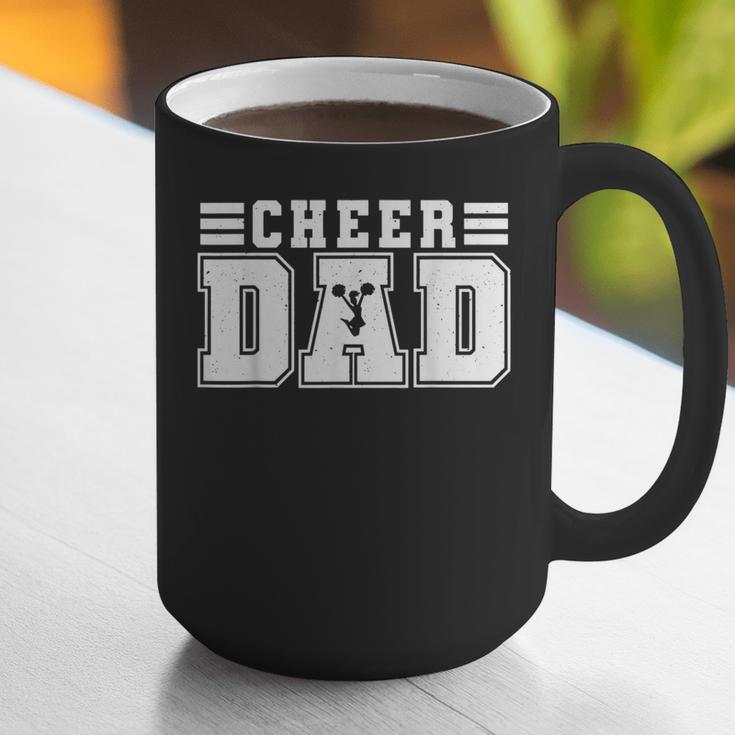 Cheer Dad Cheer Leading Cheer Leading Men Dad Fathers Day Graphic Print Coffee Mug
