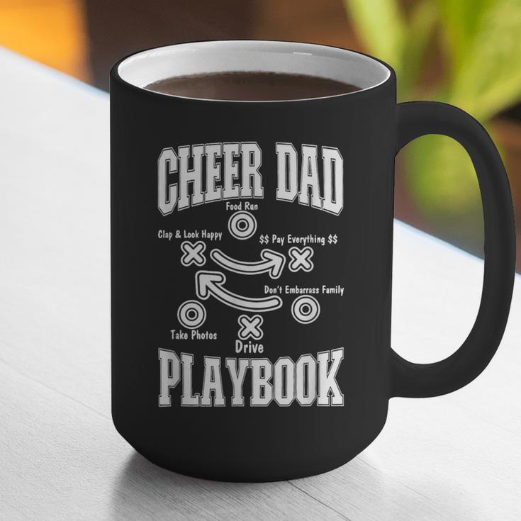 Cheer Dad Playbook Graphic Print Coffee Mug