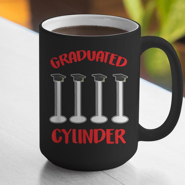 Chemistry Science Joke Graduated Cylinder Graduation T-Shirt Graphic Print Coffee Mug