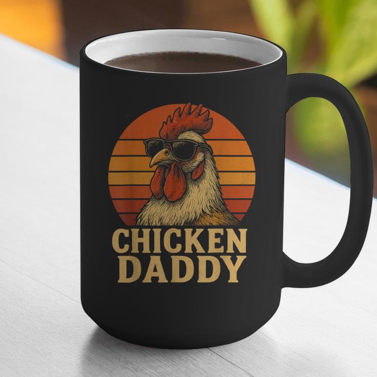 Chicken Daddy Vintage Chicken Dad Farmer Poultry Farmer Graphic Print Coffee Mug