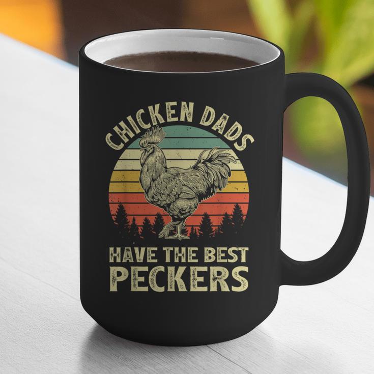 Chicken Dads Have The Best Peckers Vintage Apparel Graphic Print Coffee Mug Chicken Dads Have The Best Peckers Vintage Apparel Graphic Print Coffee Mug