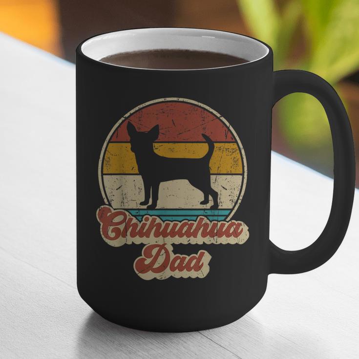 Chihuahua Dad Dog Lover Men Chihuahua Dog Vintage Graphic Print Coffee Mug