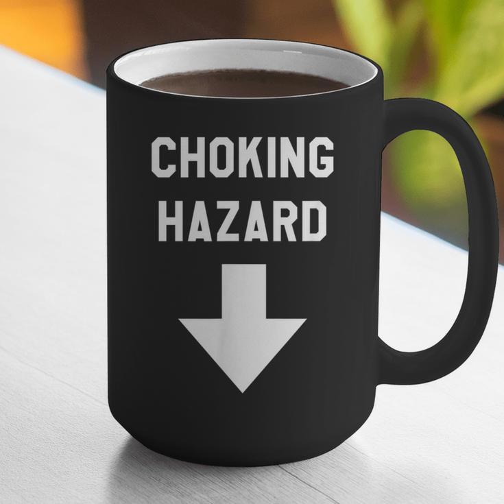 Choking Hazard Adult Dad Joke Graphic Print Coffee Mug