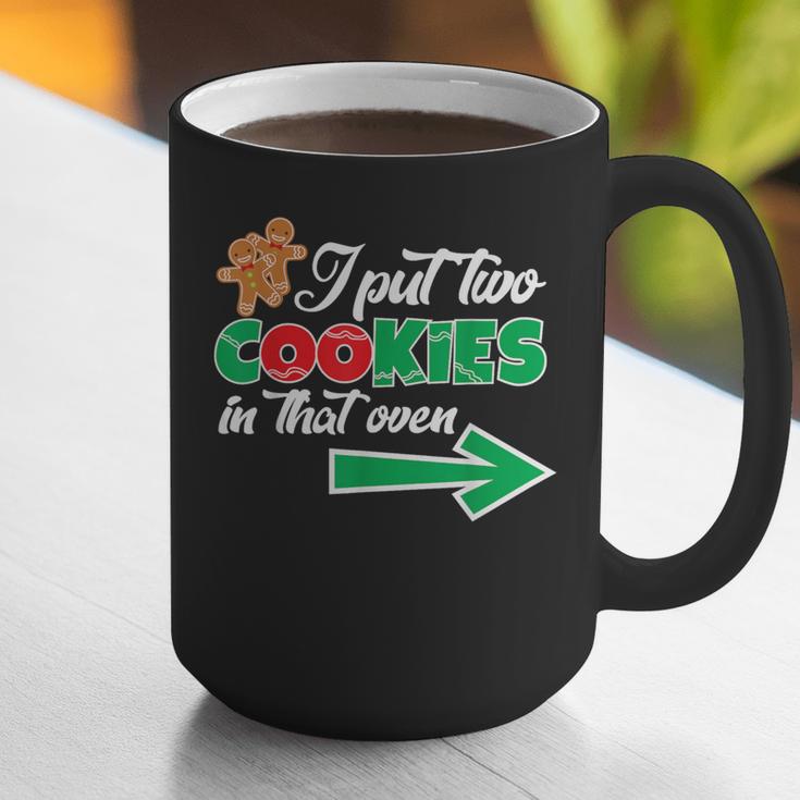 Christmas Twins Expecting Dad T-Shirt Pregnant Wife Tee Graphic Print Coffee Mug