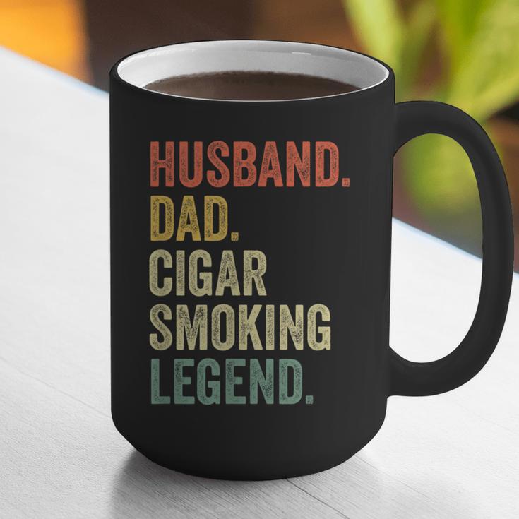 Cigar Lover For Dad Men Vintage Cigar Saying Graphic Print Coffee Mug