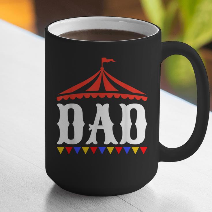 Circus Dad Of The Birthday Boy & Girl Carnival Family Outfit Graphic Print Coffee Mug