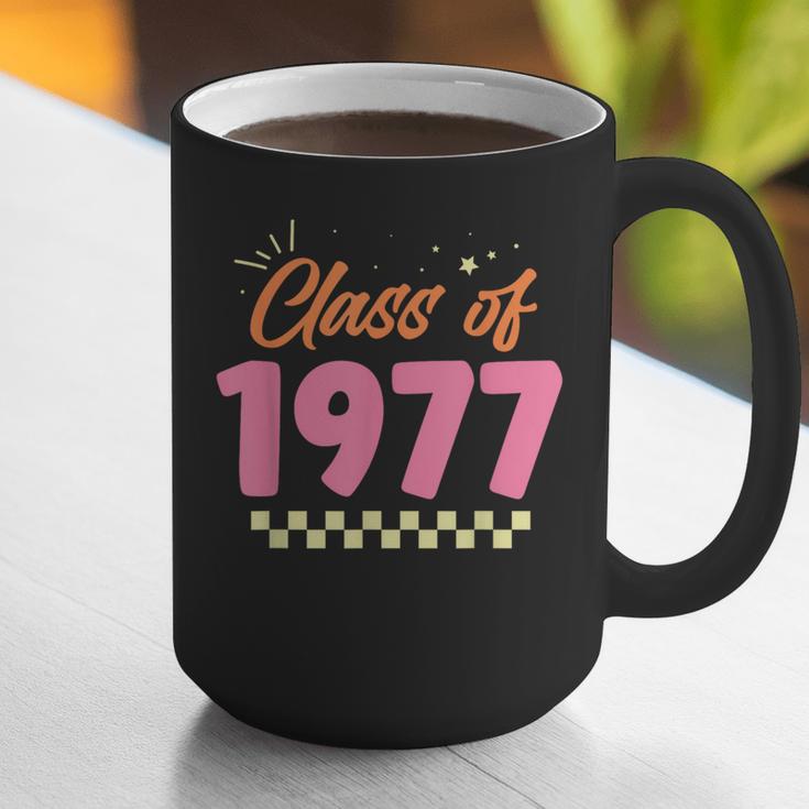 Class Of 1977 School Graduation Meetup Reunion Graphic Print Coffee Mug