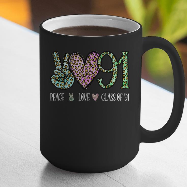 Class Of 1991 Shirt Leopard Senior Graduation Class Reunion Graphic Print Coffee Mug