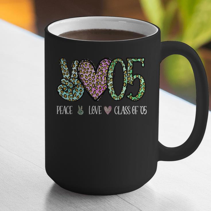 Class Of 2005 Shirt Leopard Senior Graduation Class Reunion Graphic Print Coffee Mug