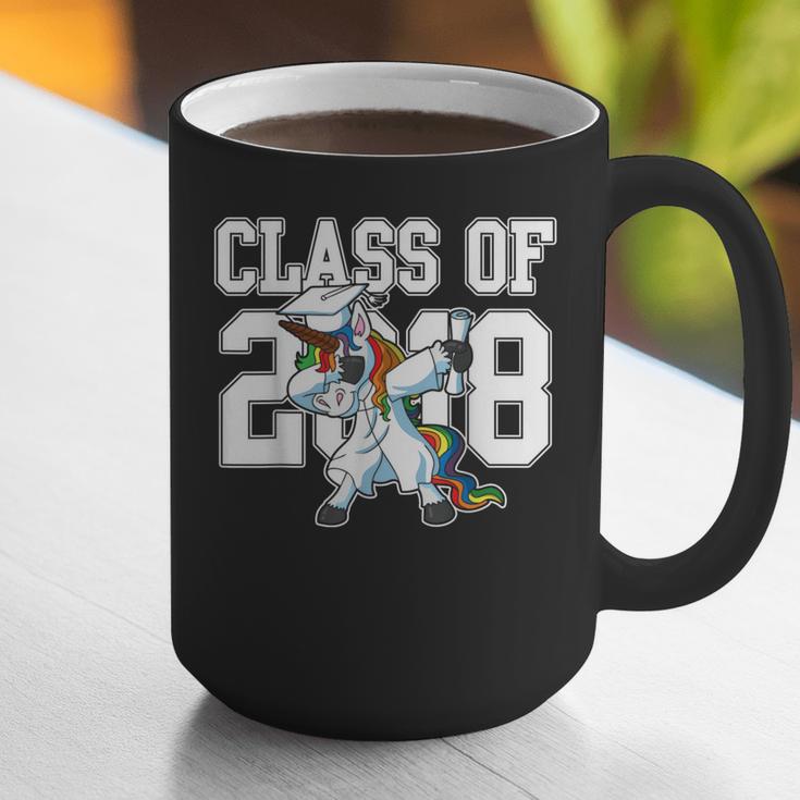 Class Of 2018 Dabbing Unicorn Graduation Shirt Graphic Print Coffee Mug