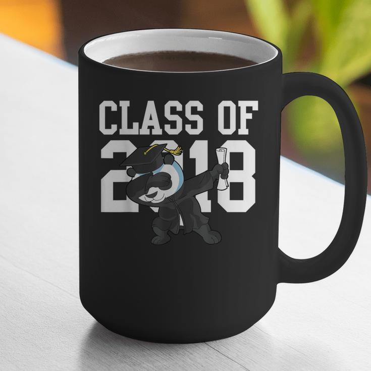 Class Of 2018 Graduation Dabbing Panda Bear Graphic Print Coffee Mug